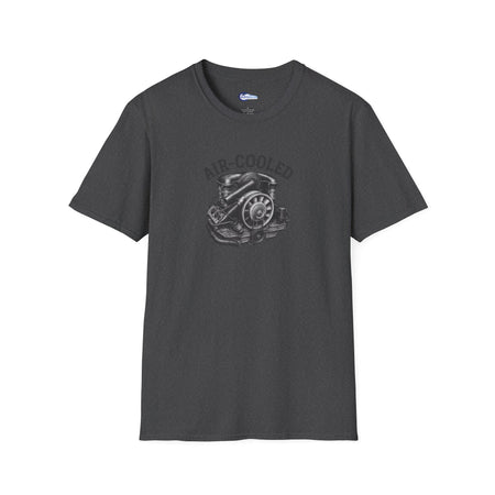 Air-Cooled Engine Vintage T-Shirt - Text Design + Graphic-Modelcars.com-ModelCars.com