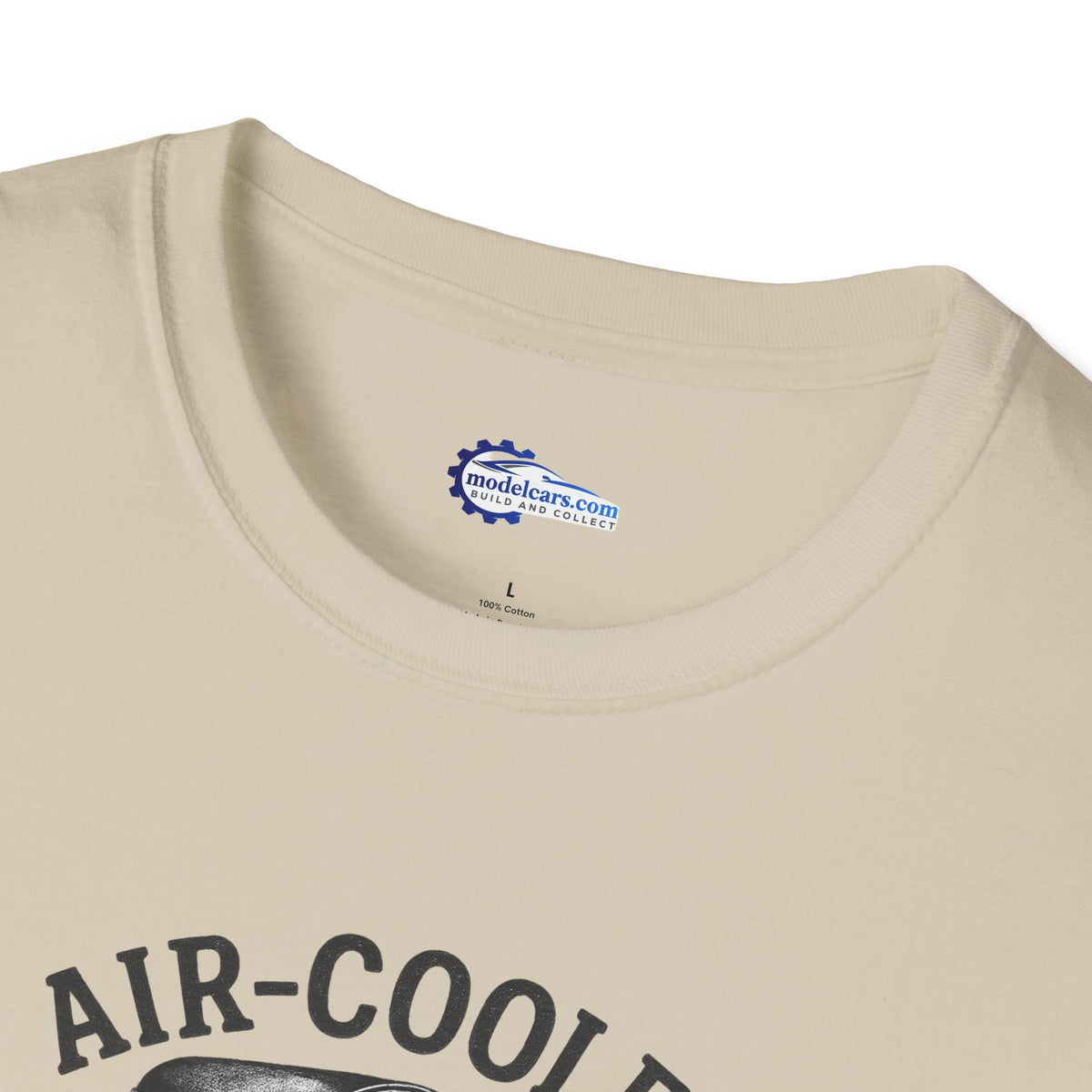 Air-Cooled Engine Vintage T-Shirt - Text Design + Graphic-Modelcars.com-ModelCars.com