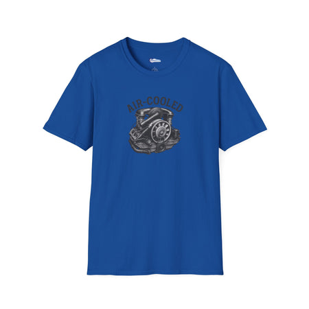 Air-Cooled Engine Vintage T-Shirt - Text Design + Graphic-Modelcars.com-ModelCars.com
