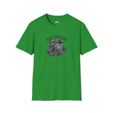 Air-Cooled Engine Vintage T-Shirt - Text Design + Graphic-Modelcars.com-ModelCars.com
