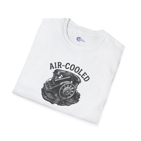 Air-Cooled Engine Vintage T-Shirt - Text Design + Graphic-Modelcars.com-ModelCars.com