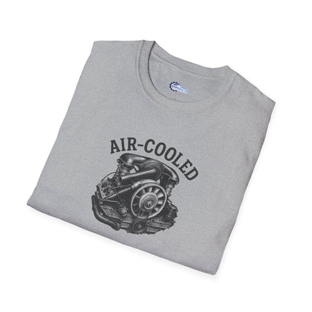 Air-Cooled Engine Vintage T-Shirt - Text Design + Graphic-Modelcars.com-ModelCars.com