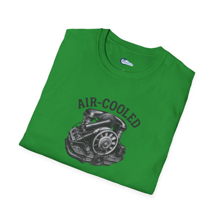 Air-Cooled Engine Vintage T-Shirt - Text Design + Graphic-Modelcars.com-ModelCars.com