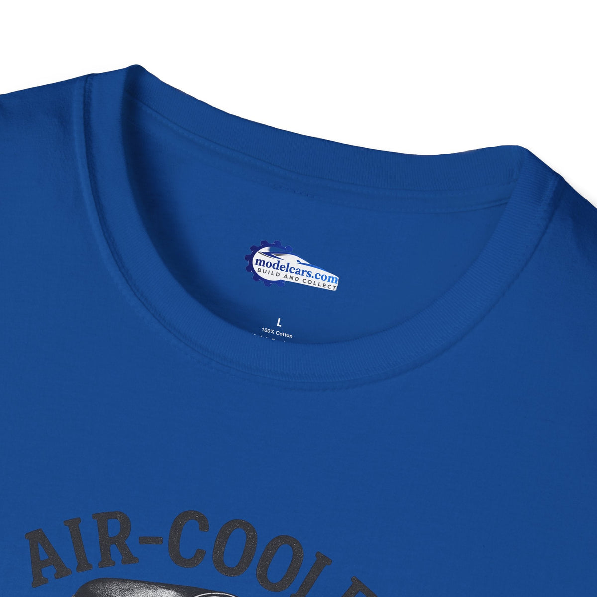Air-Cooled Engine Vintage T-Shirt - Text Design + Graphic-Modelcars.com-ModelCars.com
