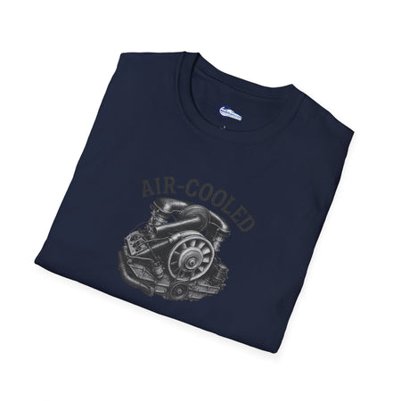 Air-Cooled Engine Vintage T-Shirt - Text Design + Graphic-Modelcars.com-ModelCars.com
