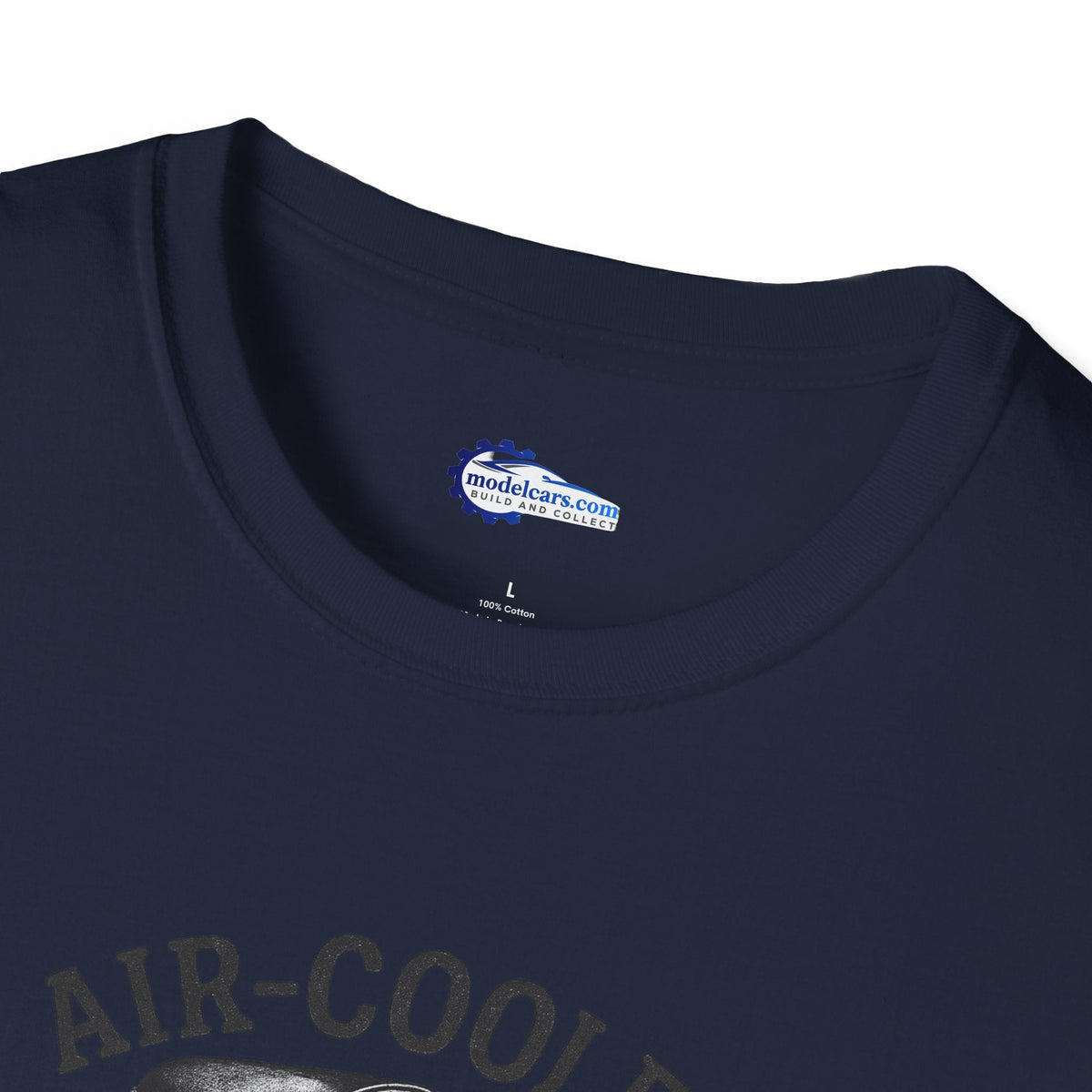Air-Cooled Engine Vintage T-Shirt - Text Design + Graphic-Modelcars.com-ModelCars.com