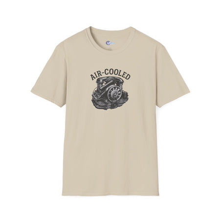 Air-Cooled Engine Vintage T-Shirt - Text Design + Graphic-Modelcars.com-ModelCars.com