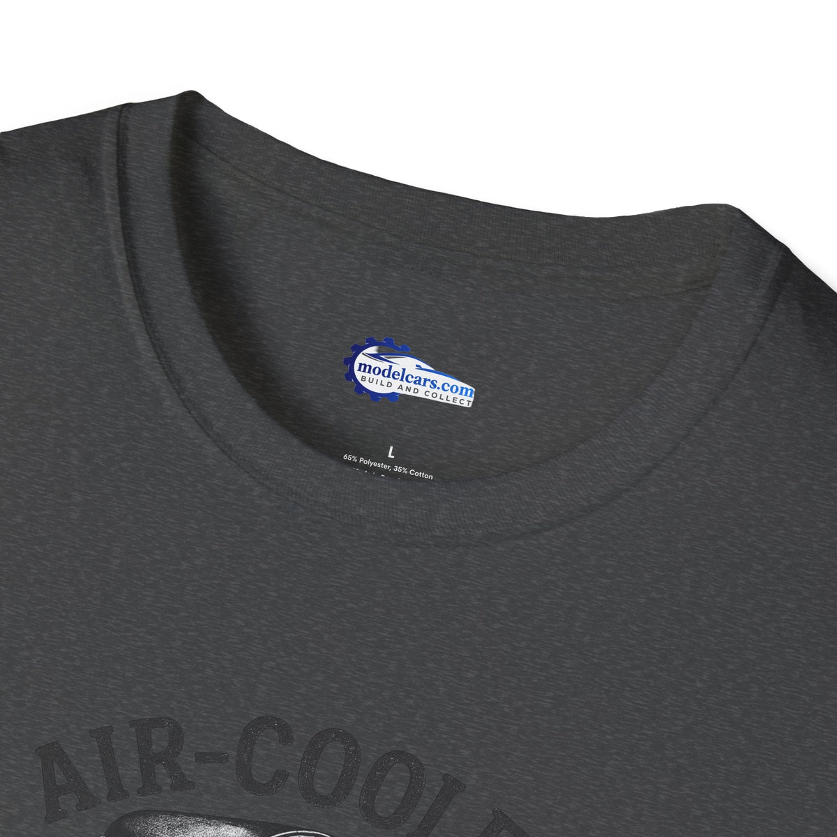 Air-Cooled Engine Vintage T-Shirt - Text Design + Graphic-Modelcars.com-ModelCars.com