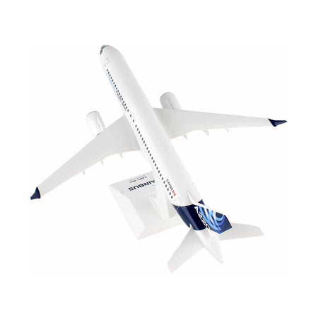 Airbus A220 - 300 Commercial Aircraft "Airbus" (C - FFDO) White with Blue Tail (Snap - Fit) 1/100 Plastic Model by Skymarks - Skymarks - ModelCars.com