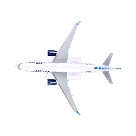 Airbus A220 - 300 Commercial Aircraft "JetBlue Airways" (N3044J) White with Blue Tail (Snap - Fit) 1/200 Plastic Model by Skymarks - Skymarks - ModelCars.com