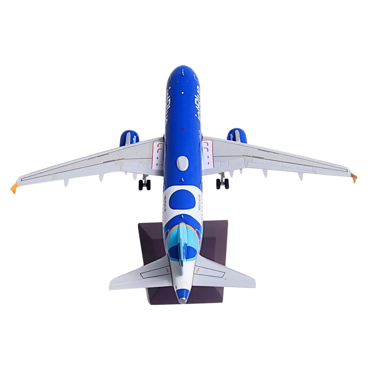 Airbus A320 Commercial Aircraft "JetBlue Airways - Forever Blue" (N547JB) Blue with Graphics "Gemini 200" Series 1/200 Diecast Model Airplane by GeminiJets-GeminiJets-ModelCars.com