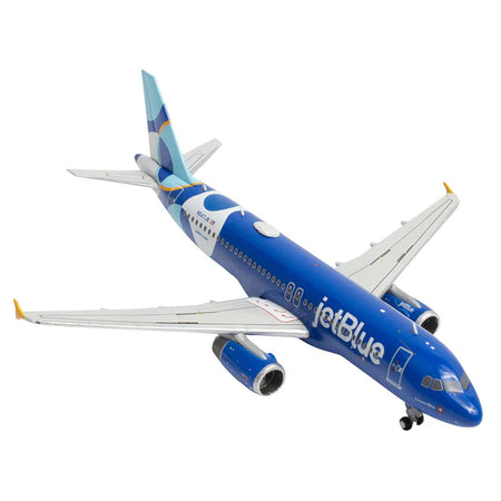 Airbus A320 Commercial Aircraft "JetBlue Airways" (N547JB) Blue with Graphics 1/400 Diecast Model Airplane by GeminiJets-GeminiJets-ModelCars.com