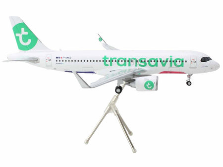 Airbus A320neo Commercial Aircraft "Transavia Airlines" (F-GNEO) White with Green Tail "Gemini 200" Series 1/200 Diecast Model Airplane by GeminiJets-GeminiJets-ModelCars.com