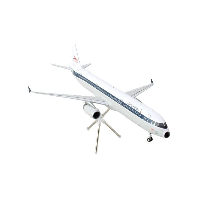 Airbus A321 Commercial Aircraft "American Airlines - Allegheny" (N579UW) White with Blue Stripes "Gemini 200" Series 1/200 Diecast Model Airplane by GeminiJets-GeminiJets-ModelCars.com