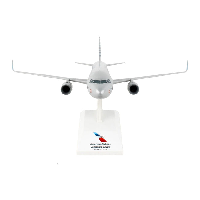 Airbus A321 Commercial Aircraft "American Airlines - Medal of Honor" (N167AN) Gray with Red and Blue Tail (Snap - Fit) 1/150 Plastic Model by Skymarks - Skymarks - ModelCars.com