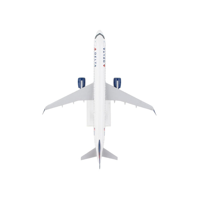 Airbus A321neo Commercial Aircraft "Delta Air Lines" (N501DA) White with Red and Blue Tail (Snap - Fit) 1/150 Plastic Model by Skymarks - Skymarks - ModelCars.com