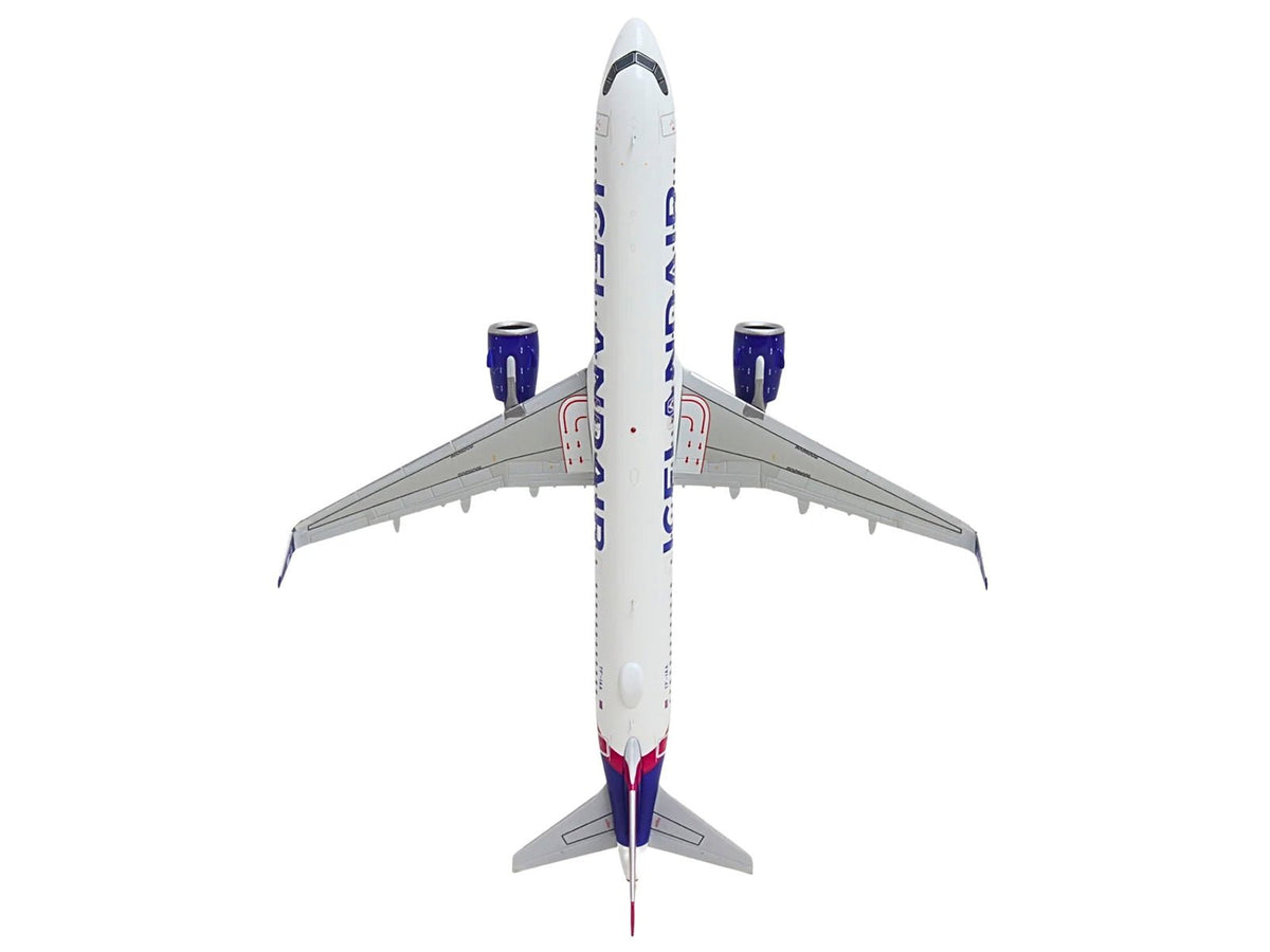 Airbus A321neo Commercial Aircraft "Icelandair" (TF-IAA) White with Blue and Pink Tail "Gemini 200" Series 1/200 Diecast Model by GeminiJets-GeminiJets-ModelCars.com