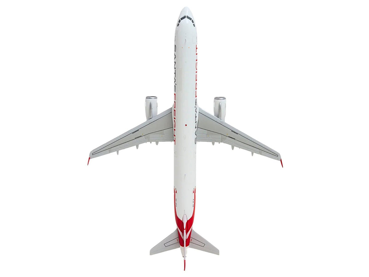 Airbus A321P2F Commercial Aircraft "Qantas Freight - Santa’s Freight" (VH-XF4) White with Graphics and Red Tail "Gemini 200" Series 1/200 Diecast Model by GeminiJets-GeminiJets-ModelCars.com