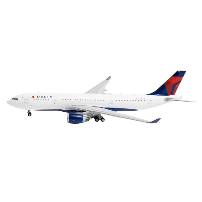Airbus A330-200 Commercial Aircraft "Delta Air Lines" (N852NW) White with Red and Blue Tail 1/400 Diecast Model Airplane by GeminiJets-GeminiJets-ModelCars.com