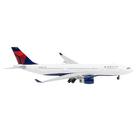 Airbus A330-200 Commercial Aircraft "Delta Air Lines" (N852NW) White with Red and Blue Tail 1/400 Diecast Model Airplane by GeminiJets-GeminiJets-ModelCars.com