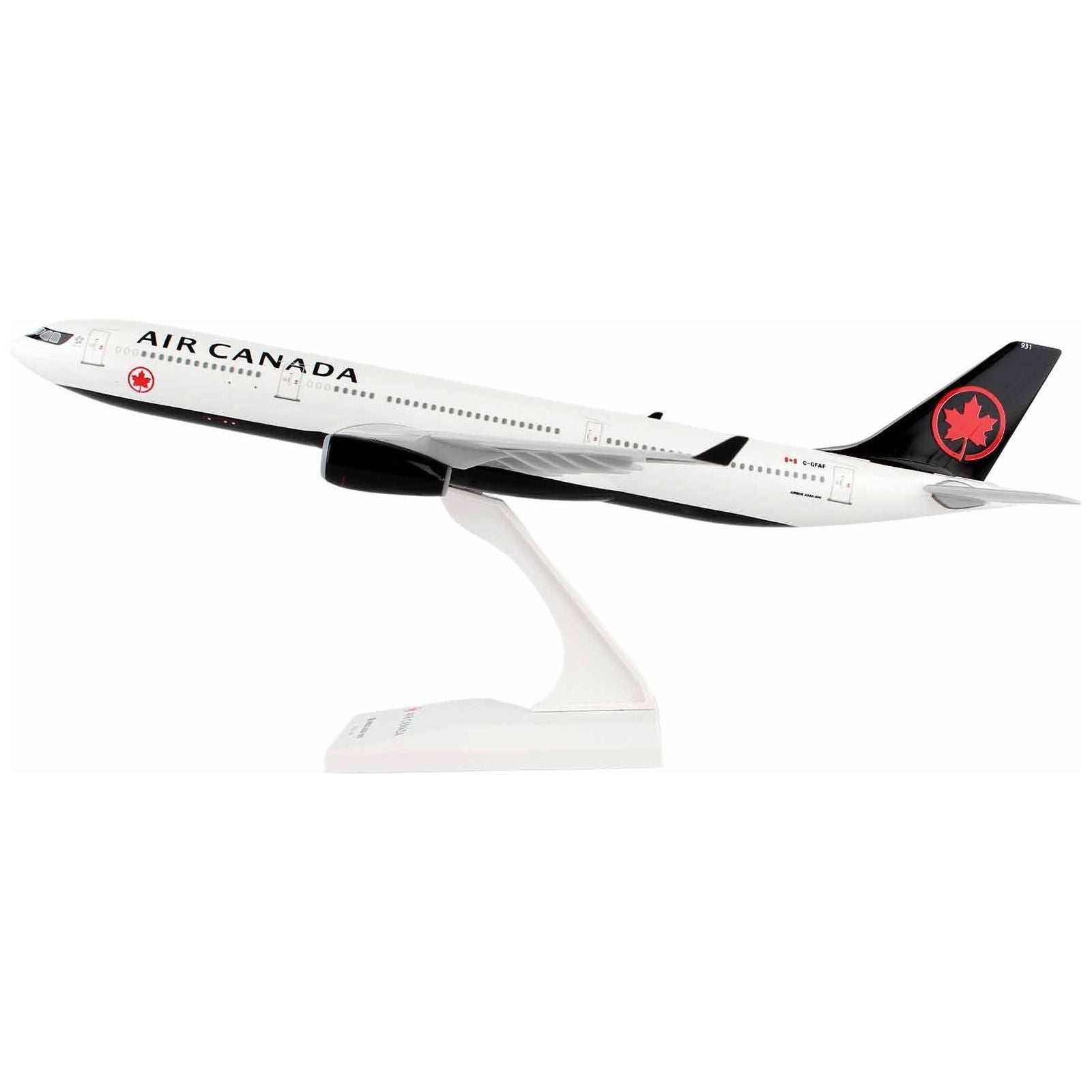 Airbus A330 - 300 Commercial Aircraft "Air Canada" (C - GFAF) White with Black Tail (Snap - Fit) 1/200 Plastic Model by Skymarks - Skymarks - ModelCars.com