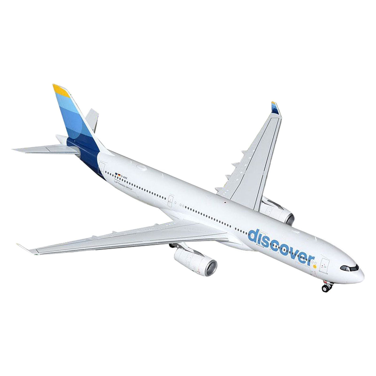 Airbus A330-300 Commercial Aircraft "Discover Airlines" (D-AIKK) White with Blue Tail "Gemini 200" Series 1/200 Diecast Model Airplane by GeminiJets-GeminiJets-ModelCars.com