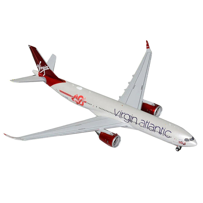 Airbus A330-900 Commercial Aircraft "Virgin Atlantic" (G-VSRB) Gray with Red Tail "Gemini 200" Series 1/200 Diecast Model Airplane by GeminiJets-GeminiJets-ModelCars.com