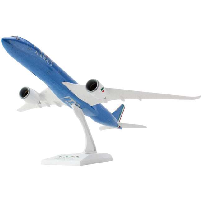 Airbus A350 - 900 Commercial Aircraft "ITA Airways" Blue with Striped Tail (Snap - Fit) 1/200 Plastic Model by Skymarks - Skymarks - ModelCars.com