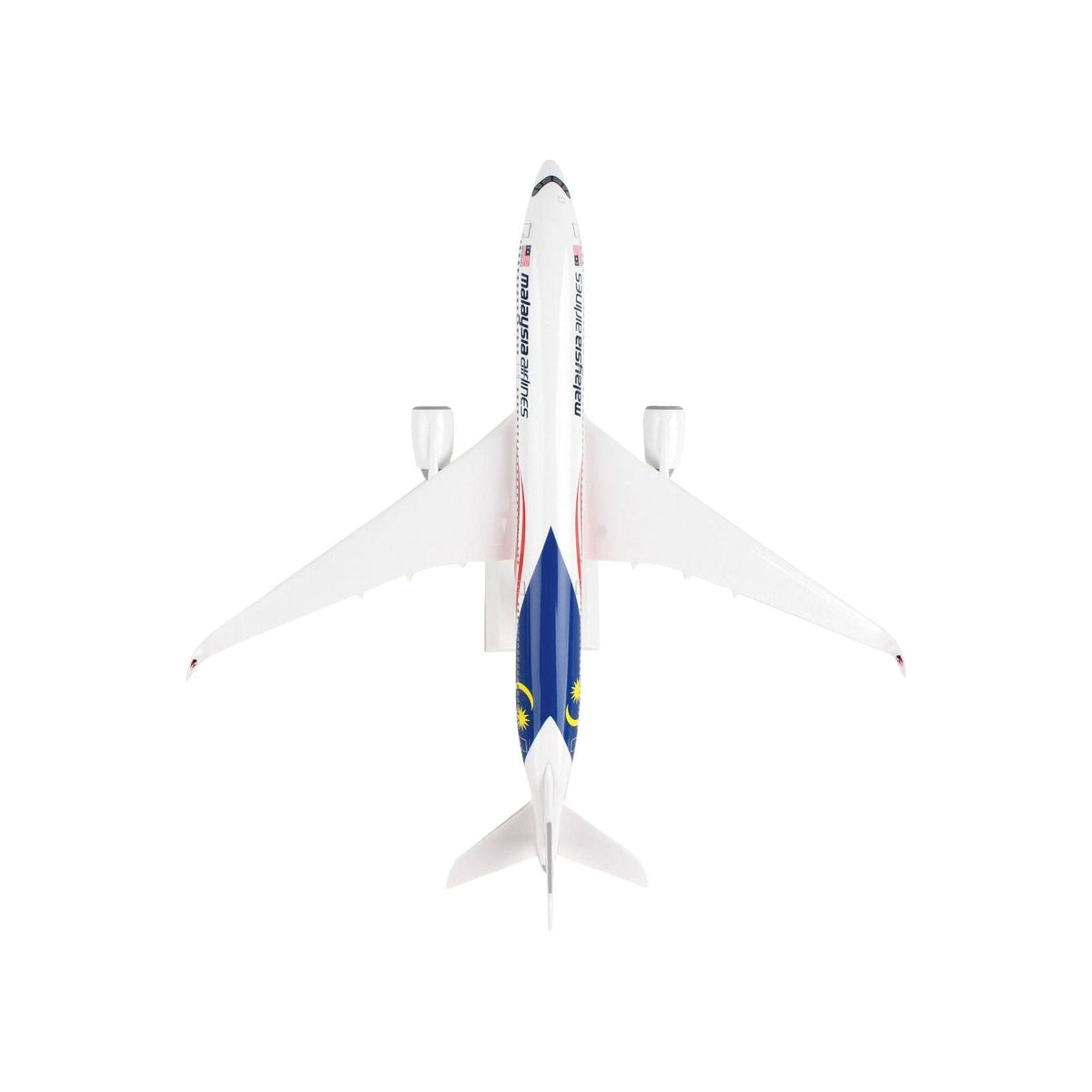 Airbus A350 - 900 Commercial Aircraft "Malaysia Airlines" (9M - MAC) White with Flag Graphics (Snap - Fit) 1/200 Plastic Model by Skymarks - Skymarks - ModelCars.com