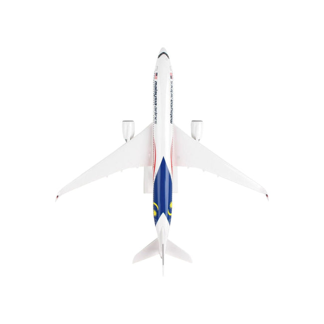 Airbus A350 - 900 Commercial Aircraft "Malaysia Airlines" (9M - MAC) White with Flag Graphics (Snap - Fit) 1/200 Plastic Model by Skymarks - Skymarks - ModelCars.com
