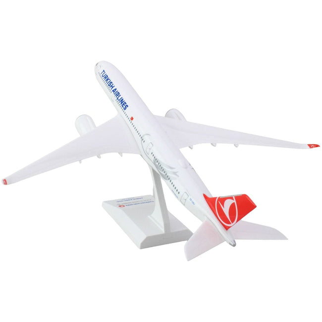 Airbus A350 - 900 Commercial Aircraft "Turkish Airlines" (TC - LGJ) White with Red Tail (Snap - Fit) 1/200 Plastic Model by Skymarks - Skymarks - ModelCars.com