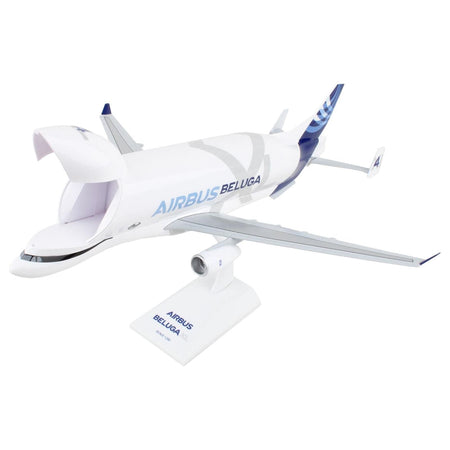 Airbus Beluga XL 4 Commercial Aircraft "Airbus Transport International" (F - GXLJ) White with Blue Tail (Snap - Fit) 1/200 Plastic Model by Skymarks - Skymarks - ModelCars.com