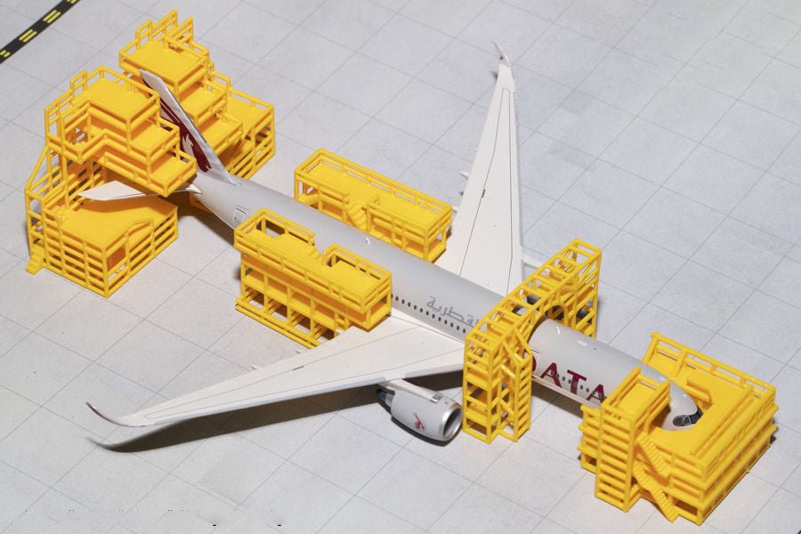 Aircraft Maintenance Scaffolding 6 Piece Set for 1/400 Scale Models by GeminiJets-GeminiJets-ModelCars.com