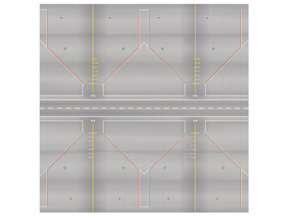 Airport Apron/Tower Cardboard Ground Plates for 1/200 Scale Models by Herpa-Herpa-ModelCars.com