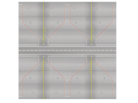 Airport Apron/Tower Cardboard Ground Plates for 1/200 Scale Models by Herpa-Herpa-ModelCars.com