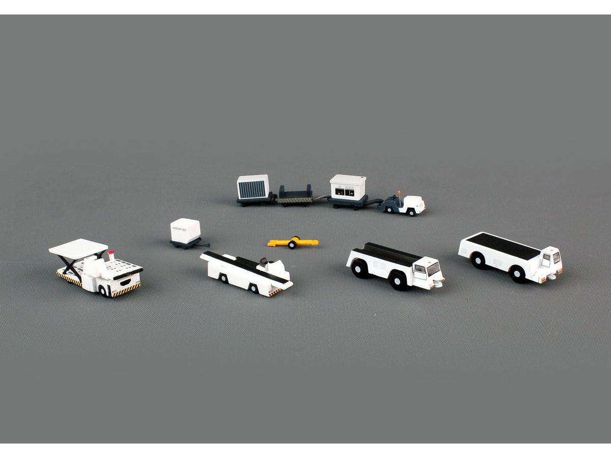 Airport Support Equipment Set of 10 pieces "Gemini 200" Series Diecast Models by GeminiJets-GeminiJets-ModelCars.com