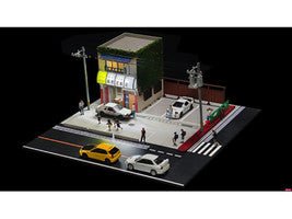 Akina Tofu Shop Diorama Set "American Diorama X G-Fans" Series for 1/64 Scale Models by American Diorama-American Diorama-ModelCars.com
