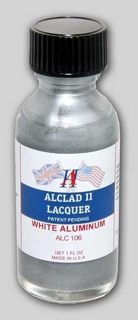 Alclad II ALC-106 White Aluminum Lacquer Paint 1oz