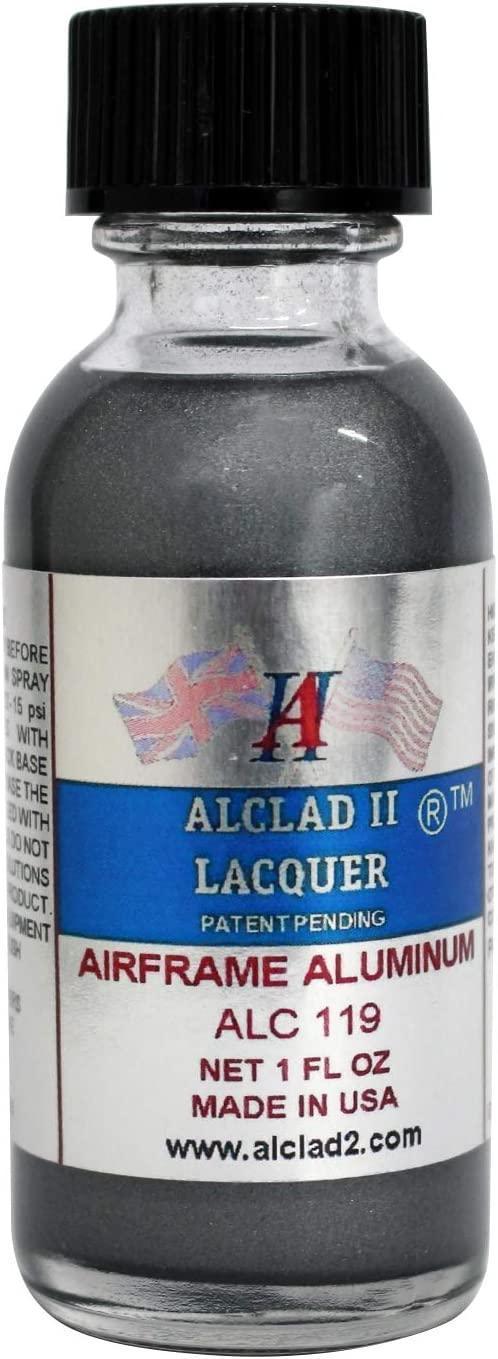 Alclad II ALC-119 Airframe Aluminum Lacquer Paint 1oz