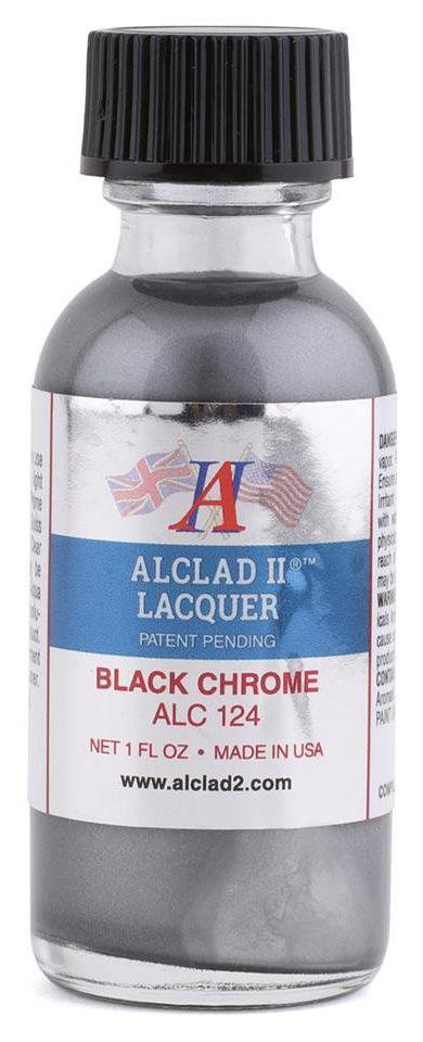 Alclad II ALC-124 Black Chrome Lacquer Paint 1oz