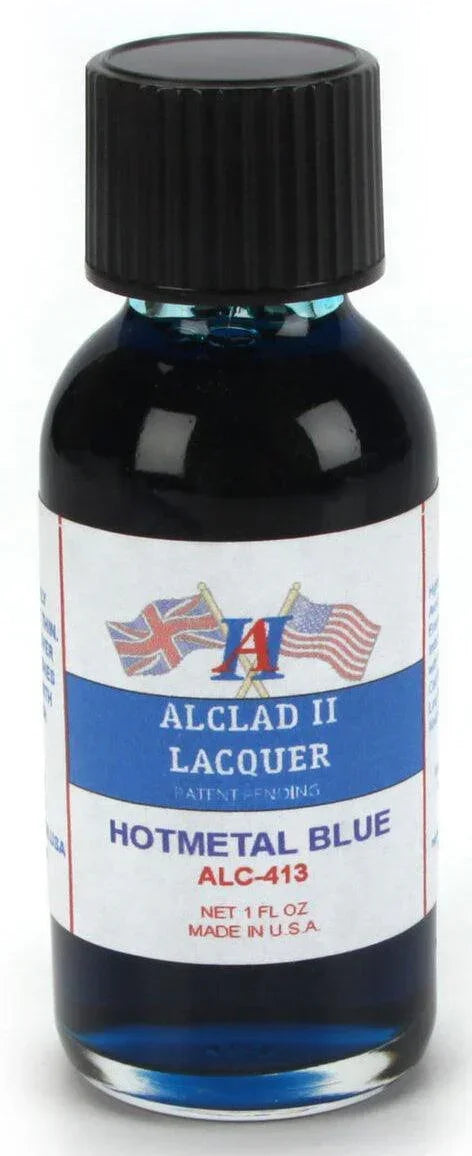 Alclad II ALC-413 Hot Metal Blue Lacquer Paint 1oz