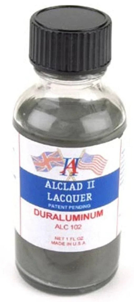Alclad II ALC-102 DurAluminum Lacquer Paint 1oz-Alclad Paint-ModelCars.com