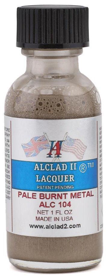 Alclad II ALC-104 Pale Burnt Metal Lacquer Paint 1oz-Alclad Paint-ModelCars.com