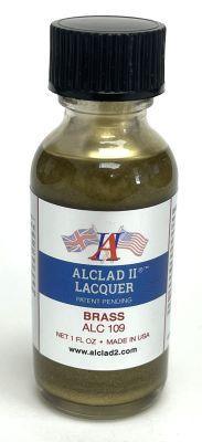 Alclad II ALC-109 Brass Lacquer Paint 1oz-Alclad Paint-ModelCars.com