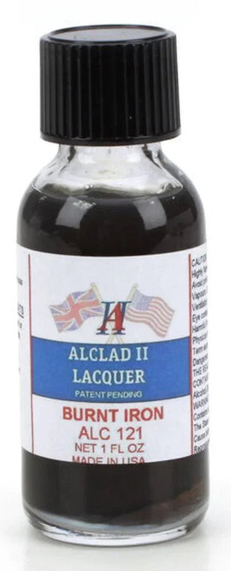 Alclad II ALC-121 Burnt Iron Lacquer Paint 1oz-Alclad Paint-ModelCars.com