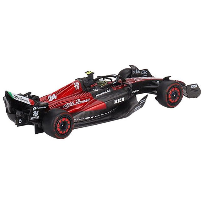 Alfa Romeo C43 24 Zhou Guanyu "Alfa Romeo F1 Team Kick" Formula One F1 "Australian GP" (2023) Limited Edition 1/64 Diecast Model Car by Mini GT - Mini GT - ModelCars.com