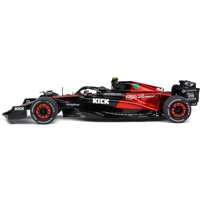 Alfa Romeo C43 24 Zhou Guanyu "Formula One F1" Australian GP (2023) "Competition" Series 1/18 Diecast Model Car by Solido - Solido - ModelCars.com