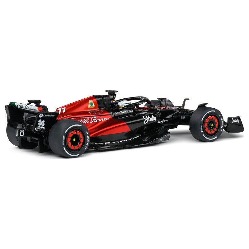 Alfa Romeo C43 77 Valtteri Bottas "Stake" Formula One F1 "Canadian GP" (2023) 1/43 Diecast Model Car by Solido - Solido - ModelCars.com