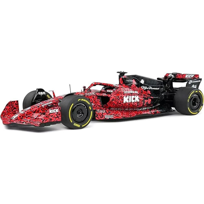 Alfa Romeo C43 "Alfa Romeo F1 Team x BOOGIE" Art Car Formula One F1 "World Championship" (2023) "Competition" Series 1/18 Diecast Model Car by Solido - Solido - ModelCars.com