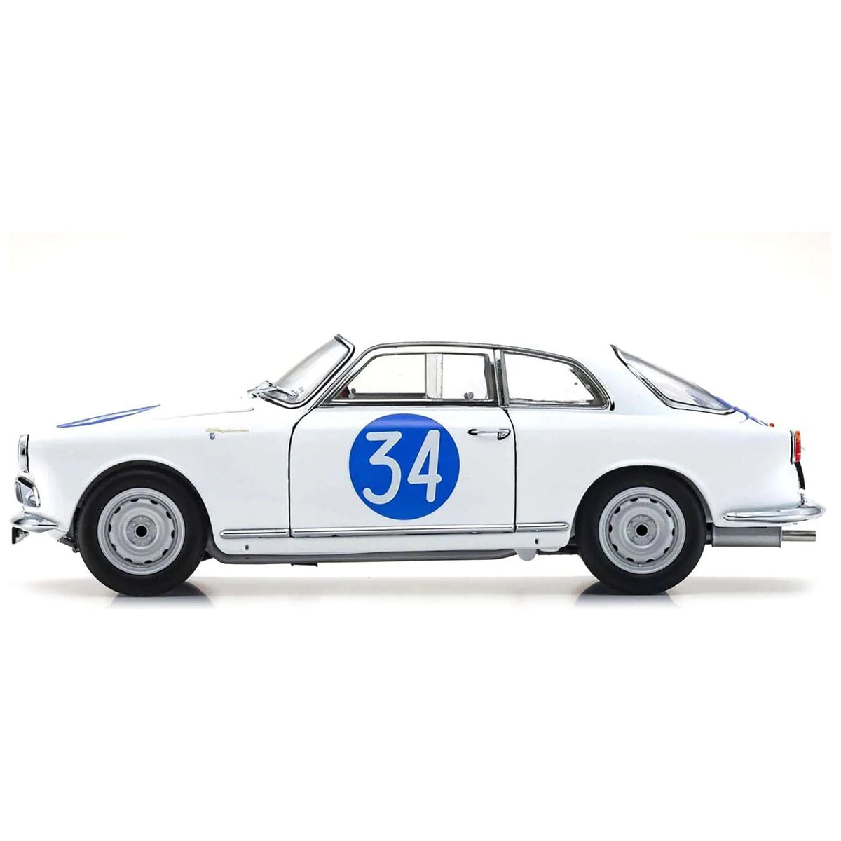 Alfa Romeo Giulietta SV 34 Emanuele - Aldebaran "Targa Florio" (1960) 1/18 Diecast Model Car by Kyosho-Kyosho-ModelCars.com